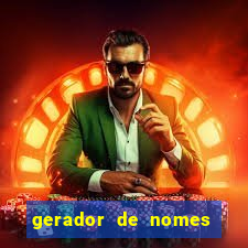 gerador de nomes para jogos